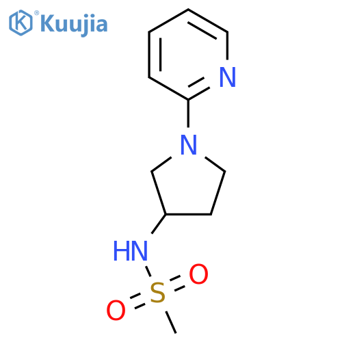 N-[1-(2-Pyridinyl)-3-pyrrolidinyl]methanesulfonamide structure