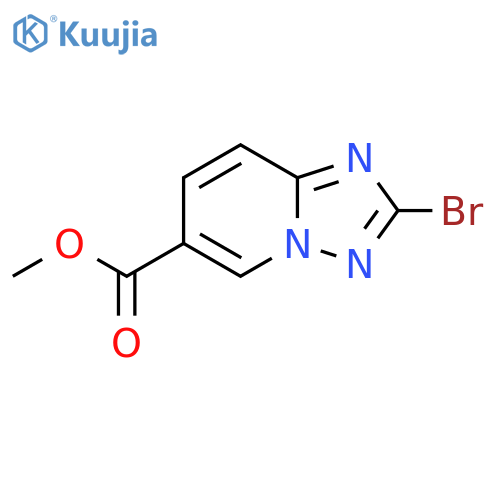 Methyl 2-bromo-[1,2,4]triazolo[1,5-a]pyridine-6-carboxylate structure