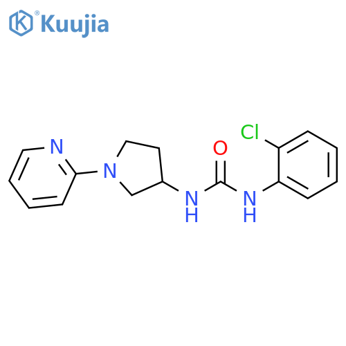 N-(2-Chlorophenyl)-N′-[1-(2-pyridinyl)-3-pyrrolidinyl]urea structure
