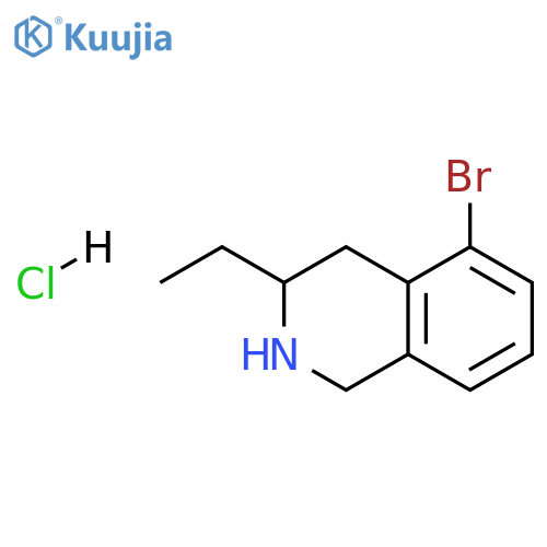 5-bromo-3-ethyl-1,2,3,4-tetrahydroisoquinoline hydrochloride structure