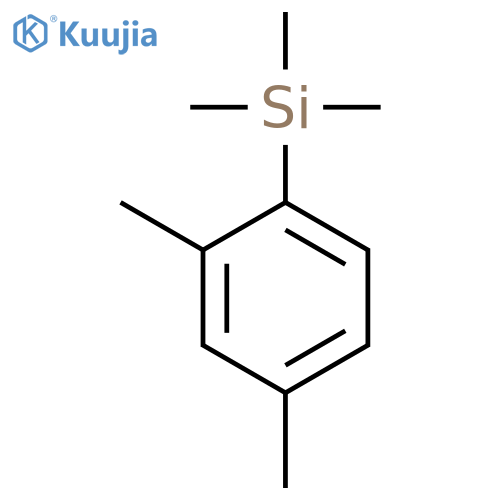 Silane, (2,4-dimethylphenyl)trimethyl- structure