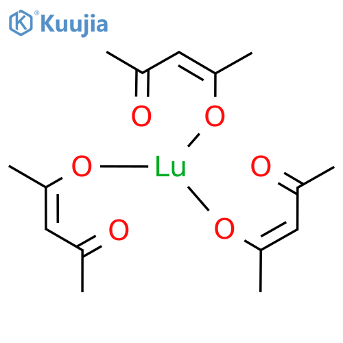 Lutetium(3+);(Z)-4-oxopent-2-en-2-olate structure