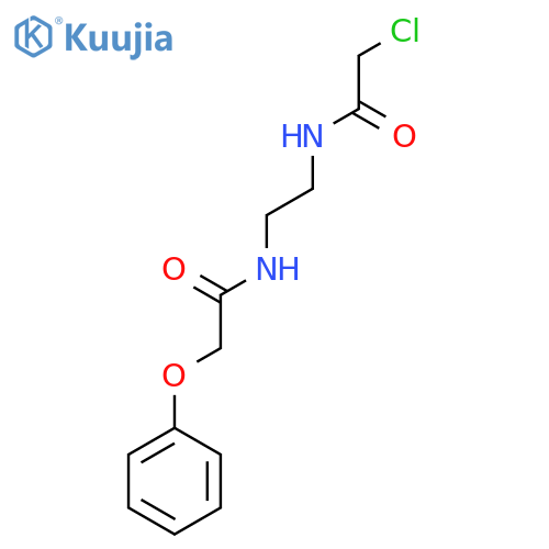N-[2-(2-chloroacetamido)ethyl]-2-phenoxyacetamide structure