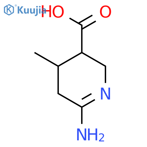 3-Pyridinecarboxylicacid, 6-amino-2,3,4,5-tetrahydro-4-methyl-, trans- (9CI) structure
