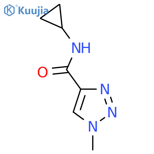 N-cyclopropyl-1-methyl-1H-1,2,3-triazole-4-carboxamide structure