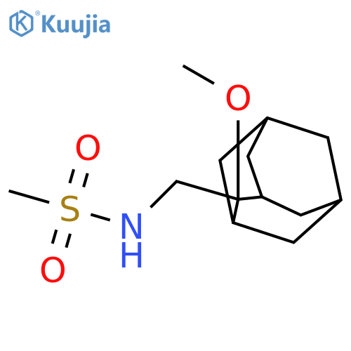 N-[(2-methoxy-2-adamantyl)methyl]methanesulfonamide structure