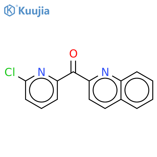 6-Chloro-2-pyridinyl(2-quinolinyl)methanone structure