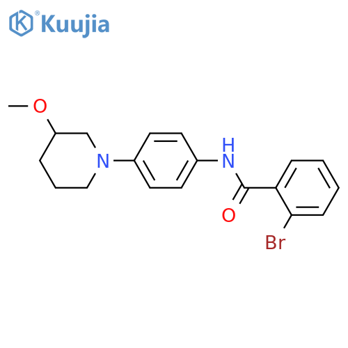 2-bromo-N-4-(3-methoxypiperidin-1-yl)phenylbenzamide structure
