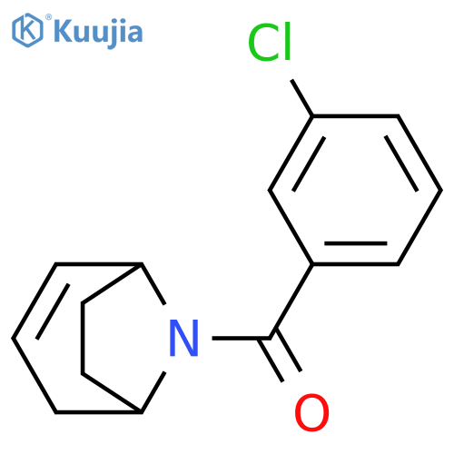 8-azabicyclo[3.2.1]oct-3-en-8-yl-(3-chlorophenyl)methanone structure