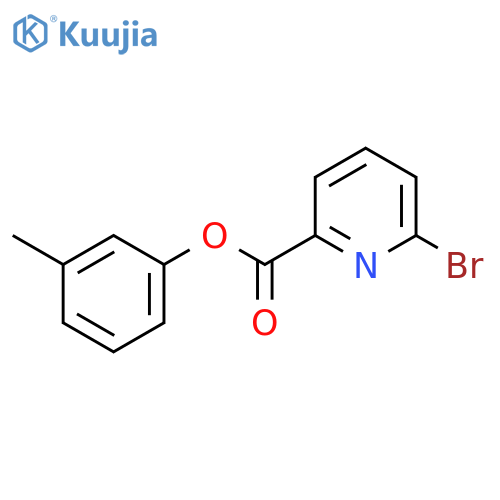 3-Methylphenyl 6-bromopyridine-2-carboxylate structure