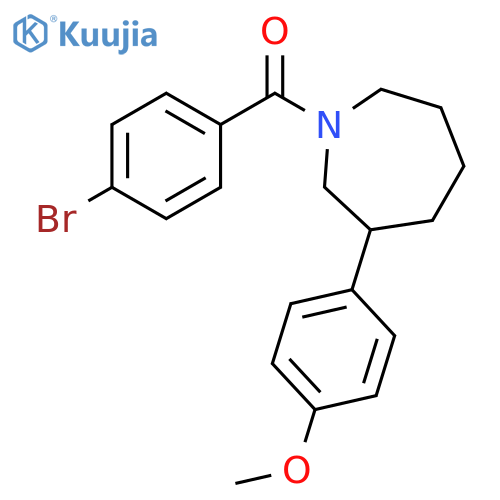 (4-bromophenyl)-[3-(4-methoxyphenyl)azepan-1-yl]methanone structure