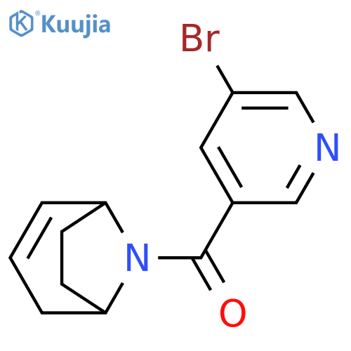 8-azabicyclo[3.2.1]oct-3-en-8-yl-(5-bromopyridin-3-yl)methanone structure