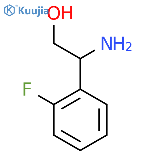 2-amino-2-(2-fluorophenyl)ethan-1-ol structure