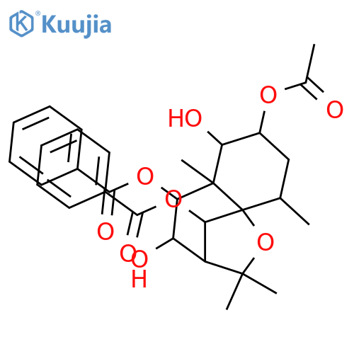 1,2,6,8,9-Pentahydroxydihydro-β-agarofuran; (1α,2β,6β,8α,9β)-form, 6,9-Dibenzoyl, 2-Ac structure