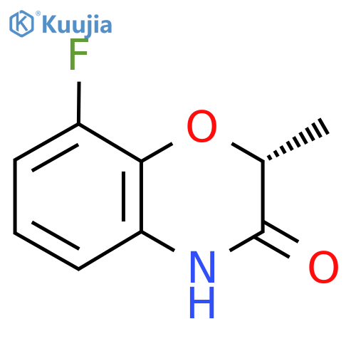 (R)-8-Fluoro-2-methyl-2H-benzo[b][1,4]oxazin-3(4H)-one structure