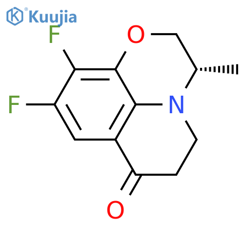 (S)-9,10-Difluoro-3-methyl-2,3,5,6-tetrahydro-7H-pyrido1,2,3-de-1,4-benzoxazin-7-one structure