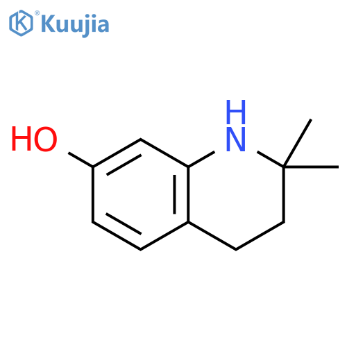 7-Quinolinol, 1,2,3,4-tetrahydro-2,2-dimethyl- structure