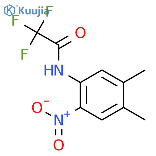 Acetamide, N-(4,5-dimethyl-2-nitrophenyl)-2,2,2-trifluoro- structure