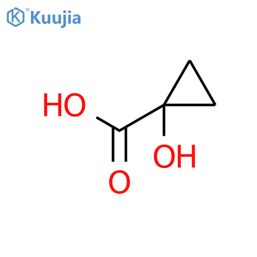 1-hydroxycyclopropane-1-carboxylic acid structure