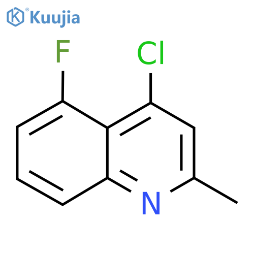 4-Chloro-5-fluoro-2-methylquinoline structure