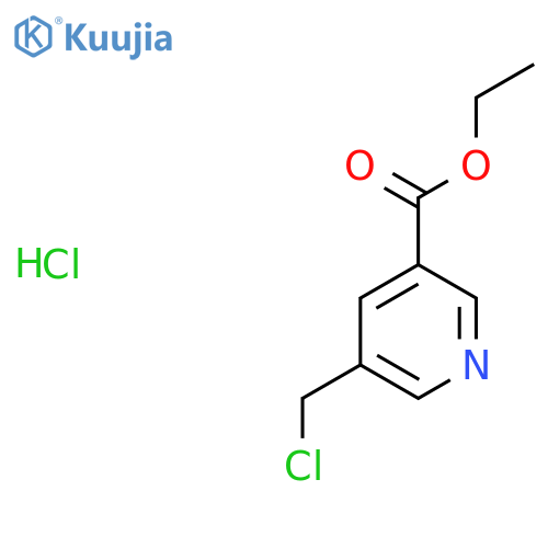 Ethyl 5-(chloromethyl)nicotinate hydrochloride structure