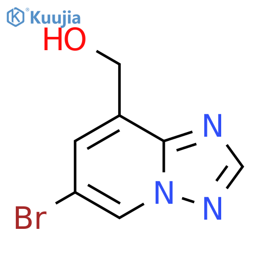 (6-Bromo-[1,2,4]triazolo[1,5-a]pyridin-8-yl)-methanol structure