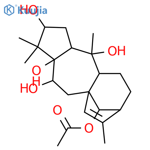 15-Grayanotoxene-3,5,6,10,14-pentol; (1α,3β,5β,6β,10α,14β)-form, 14-Ac structure
