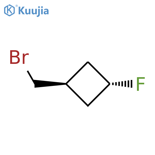 trans-(3-fluorocyclobutyl)methanol structure