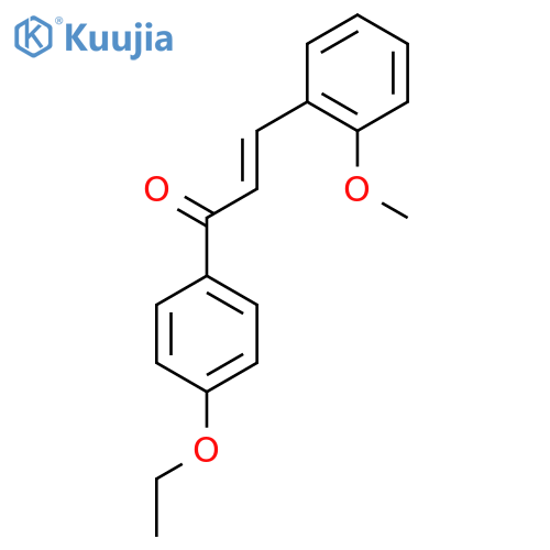 (2E)-1-(4-Ethoxyphenyl)-3-(2-methoxyphenyl)prop-2-en-1-one structure