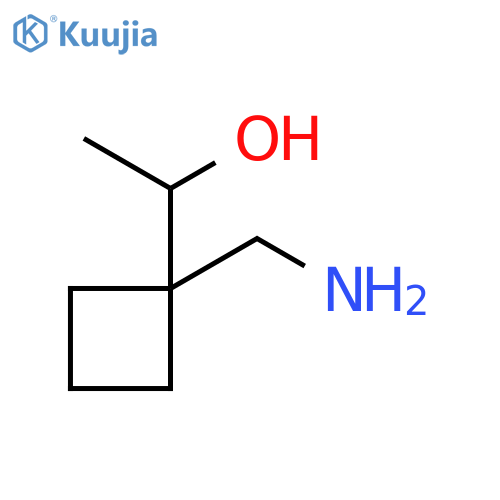 Cyclobutanemethanol, 1-(aminomethyl)-α-methyl- structure