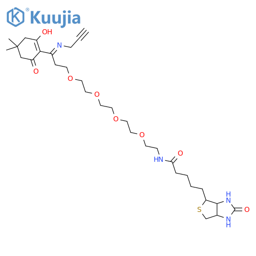 Dde Biotin-PEG4-alkyne structure