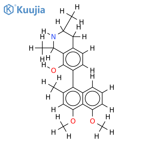 (-)-dioncophylline A ("triphyophylline") structure