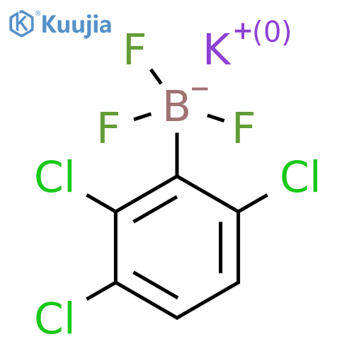 Potassium trifluoro(2,3,6-trichlorophenyl)boranuide structure