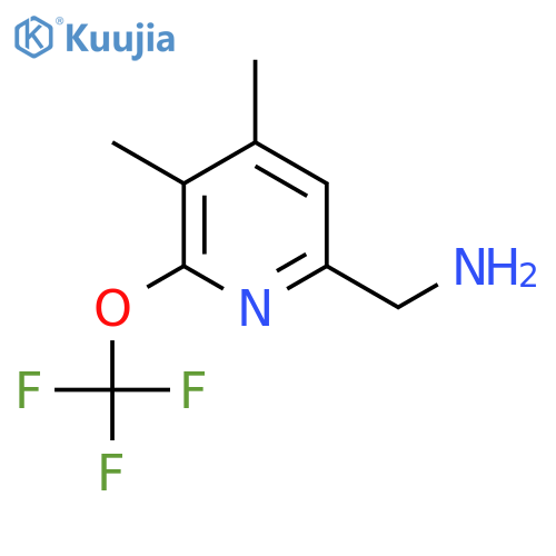 6-(Aminomethyl)-3,4-dimethyl-2-(trifluoromethoxy)pyridine structure