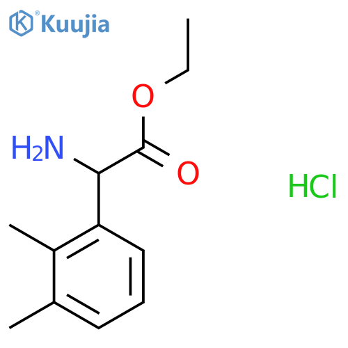 Ethyl 2-amino-2-(2,3-dimethylphenyl)acetate hydrochloride structure