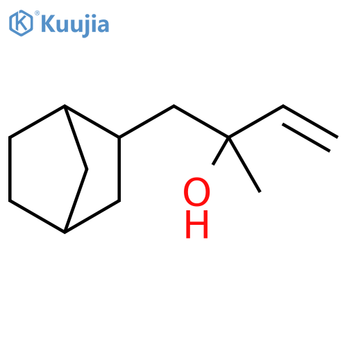 Bicyclo[2.2.1]heptane-2-ethanol, α-ethenyl-α-methyl- structure