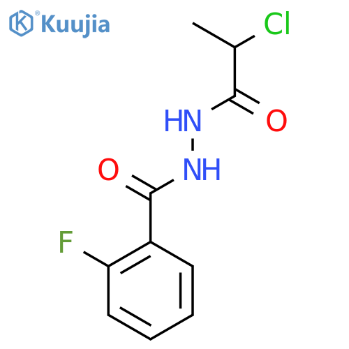 N'-(2-Chloropropanoyl)-2-fluorobenzohydrazide structure