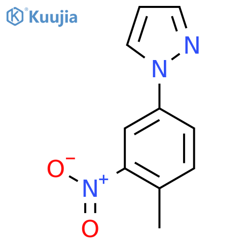 1-(4-Methyl-3-nitrophenyl)-1H-pyrazole structure