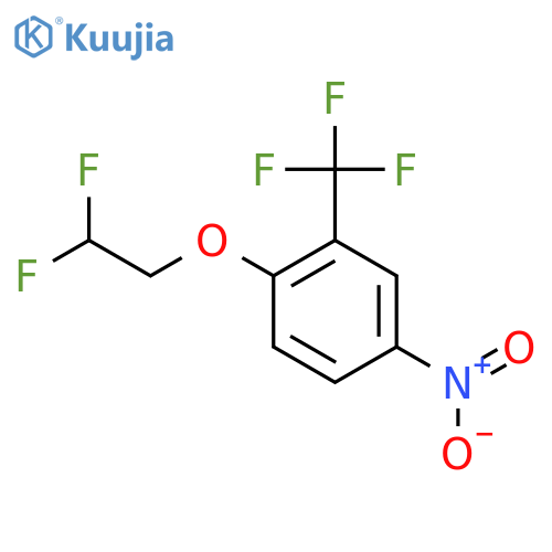 1-(2,2-Difluoroethoxy)-4-nitro-2-(trifluoromethyl)benzene structure