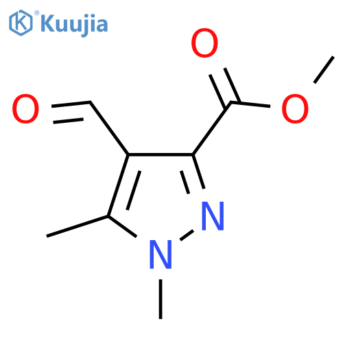 methyl 4-formyl-1,5-dimethyl-1H-pyrazole-3-carboxylate structure