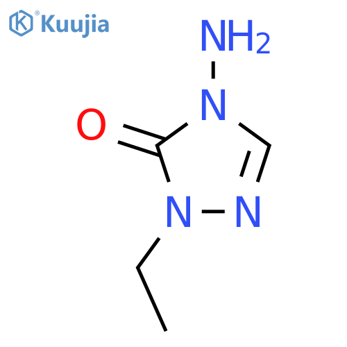 4-amino-1-ethyl-4,5-dihydro-1H-1,2,4-triazol-5-one structure