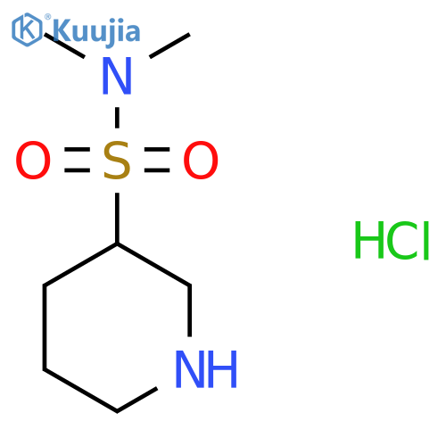 N,N-dimethylpiperidine-3-sulfonamide hydrochloride structure