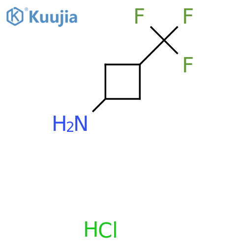 3-(Trifluoromethyl)cyclobutan-1-amine hydrochloride structure