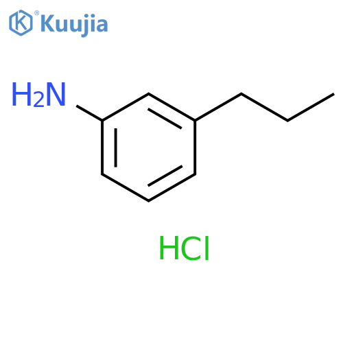3-propylaniline hydrochloride structure