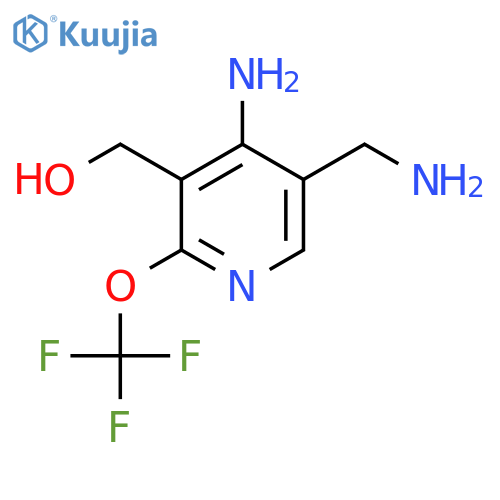 4-Amino-5-(aminomethyl)-2-(trifluoromethoxy)pyridine-3-methanol structure