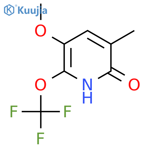 2-Hydroxy-5-methoxy-3-methyl-6-(trifluoromethoxy)pyridine structure