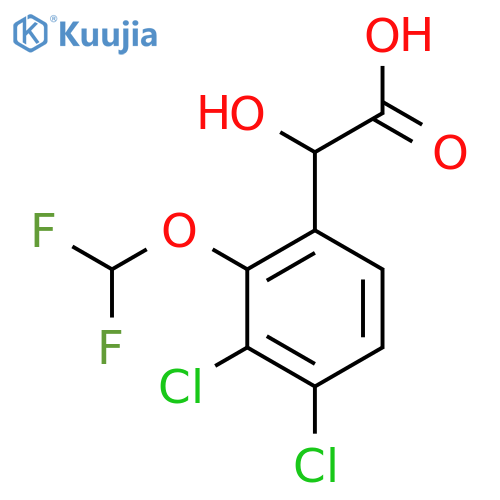 3,4-Dichloro-2-(difluoromethoxy)mandelic acid structure