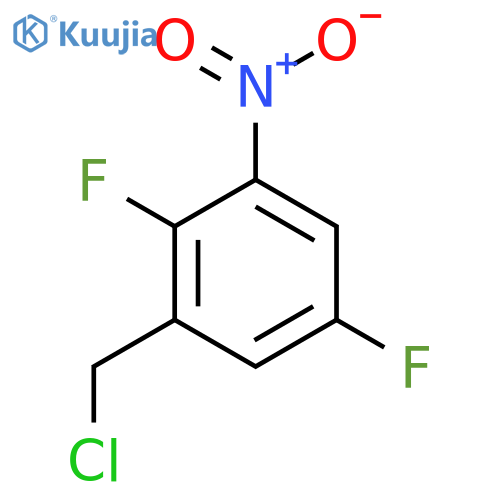 2,5-Difluoro-3-nitrobenzyl chloride structure