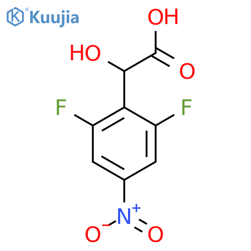 2,6-Difluoro-4-nitromandelic acid structure