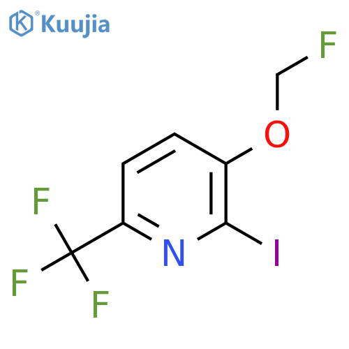 3-Fluoromethoxy-2-iodo-6-(trifluoromethyl)pyridine structure